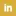 Linkedin logo gold